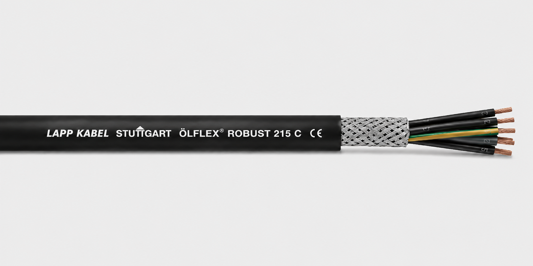 ÖLFLEX ROBUST 215 C screened control cable for harsh conditions